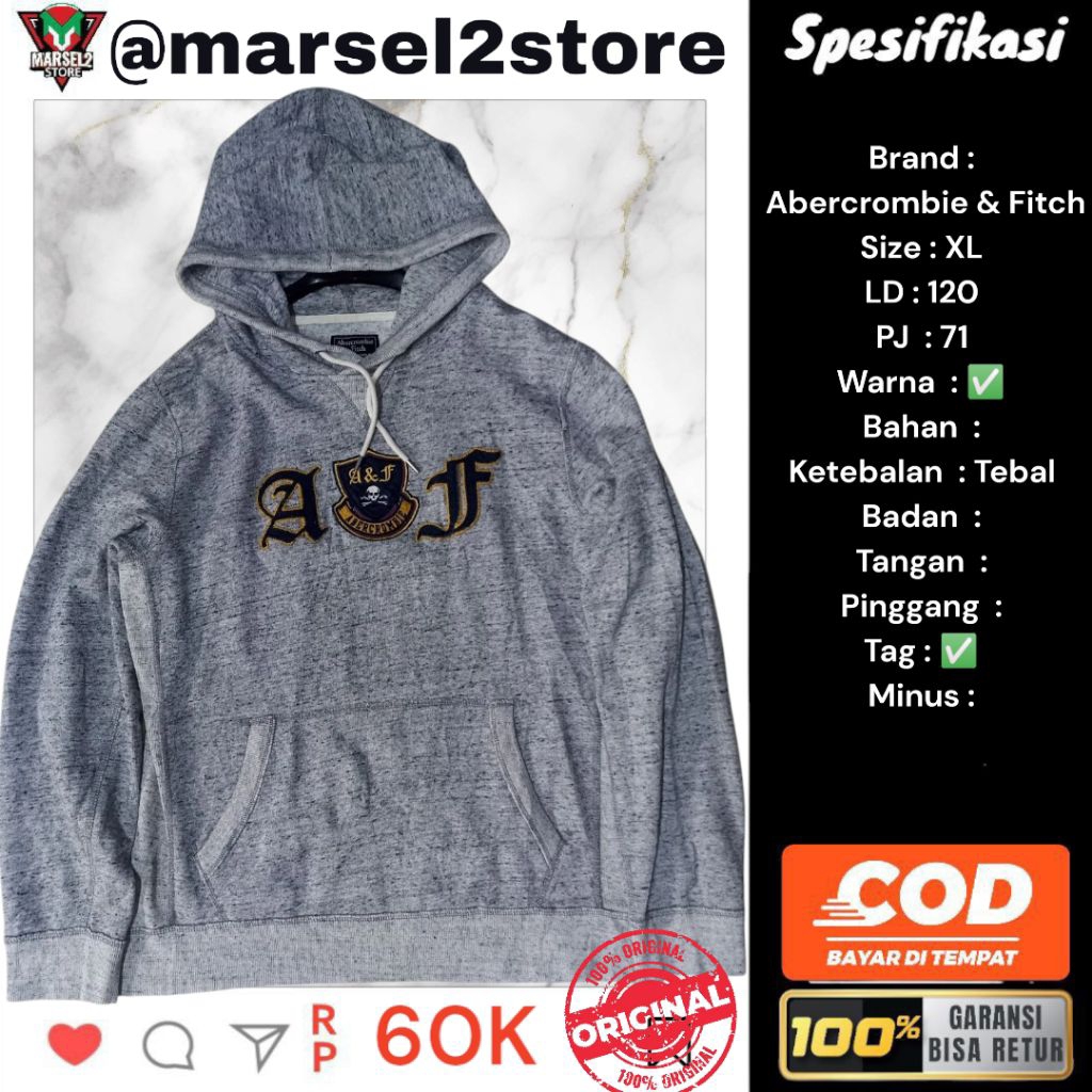 Hoodie Abercrombie and Fitch