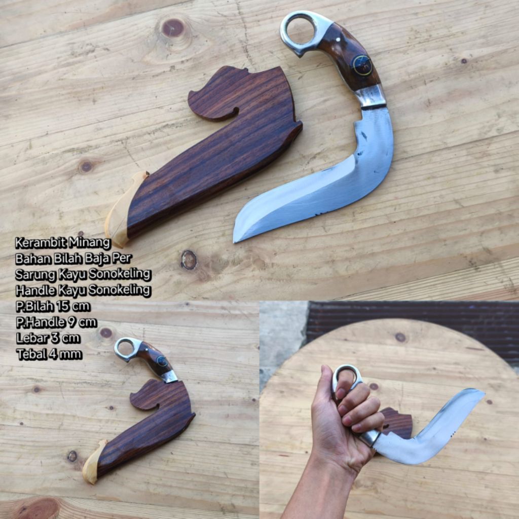 pisau silat pisau kerambit minang