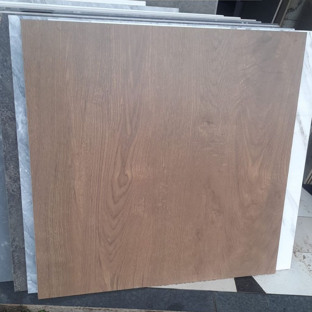 Granit corak kayu coklat muda 80x80 Bitonto Brown By infinity (CHAT ADMIN/BACA DESKRIPSI SEBELUM MEM