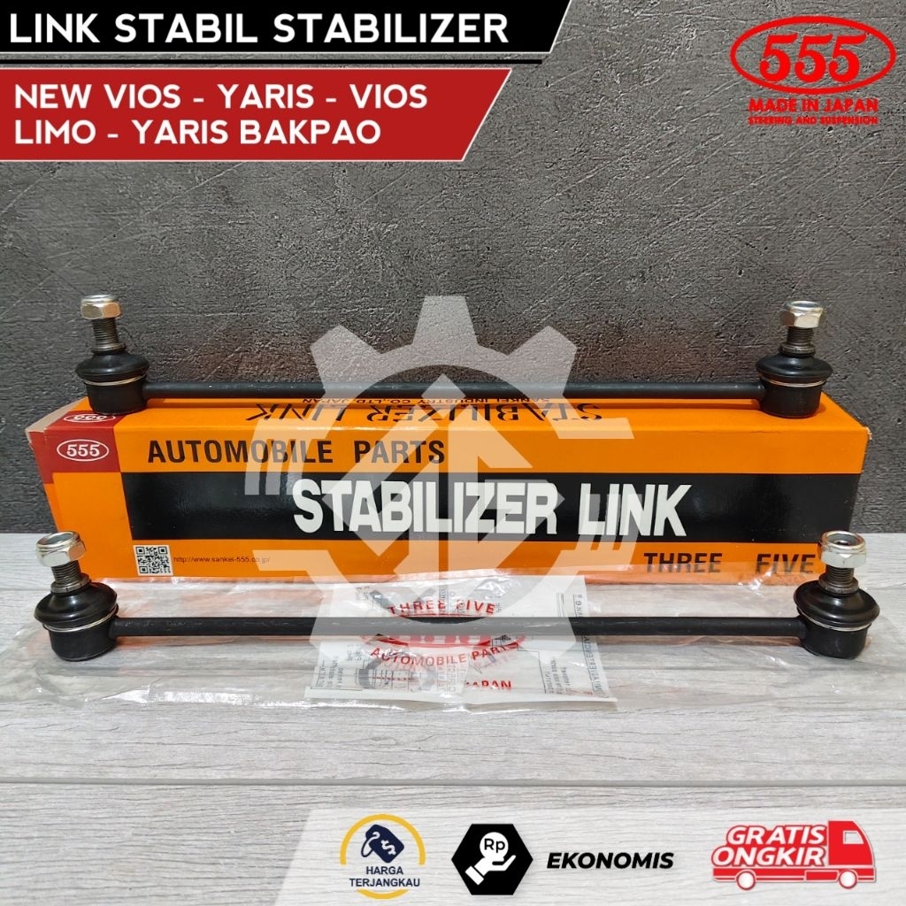 LINK STABIL STABILIZER TOYOTA YARIS BAKPAO / VIOS GEN 2 / VIOS LIMO MEREK 555 JAPAN ORIGINAL