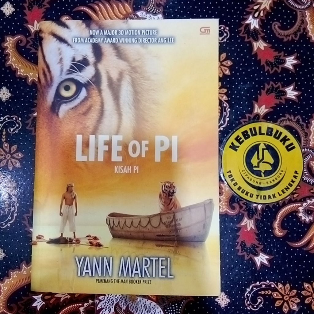 Original | Novel Sejarah LIFE OF PI (Kisah Pi) | Yann Martel