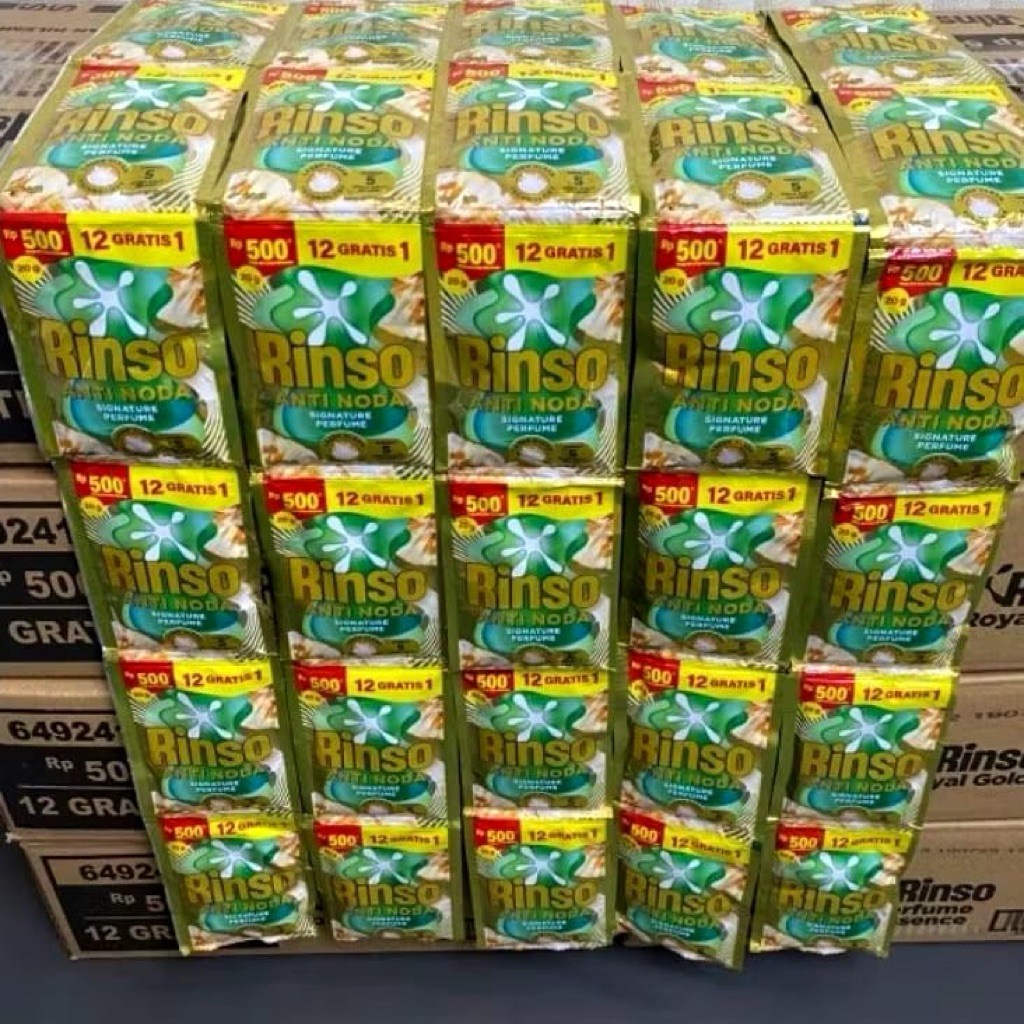 52 pcs Rinso liquid  rinso cair 500an