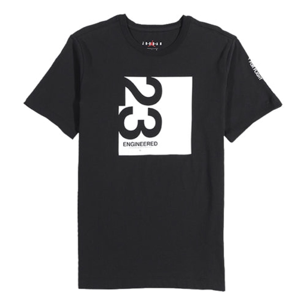 Air jordan 23 engineered sport short sleeve men black