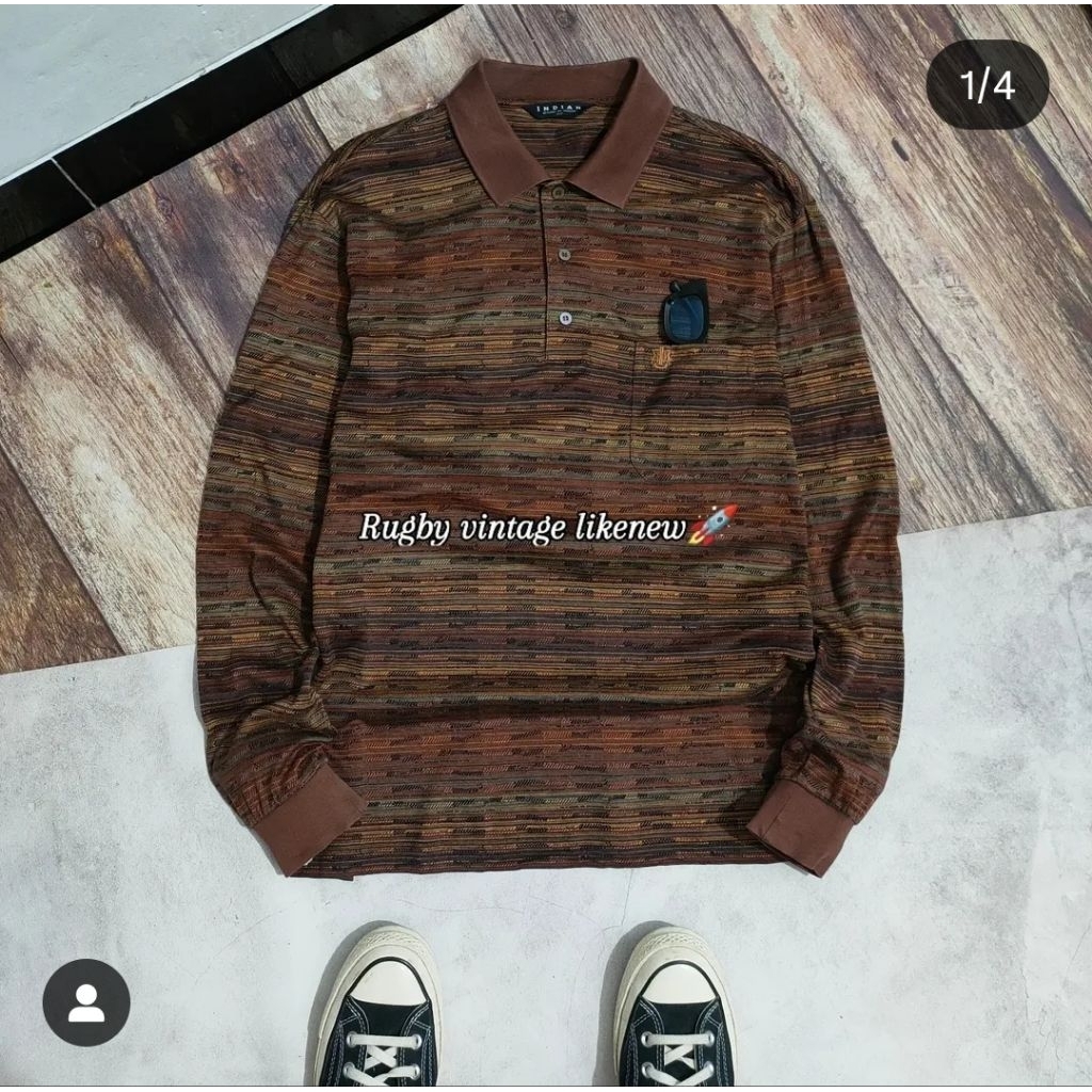 Kaos Longsleeve polo rugby