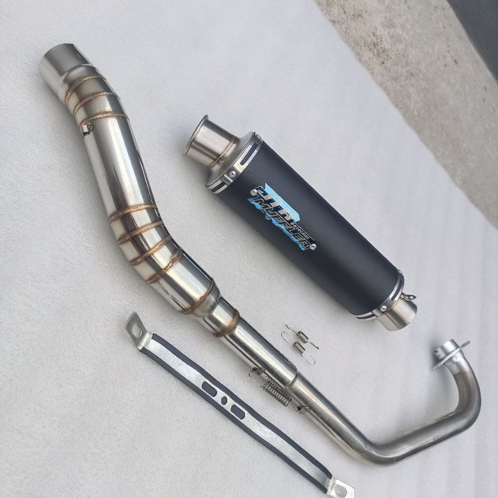 Knalpot racing MEGA PRO GL PRO GL100 TIGER CB100 CB 150R OLD Verza ORIGINAL JTR MUFFLER