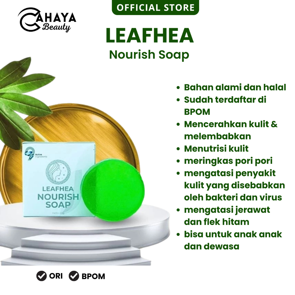 leafhea gluta soap Original Kemasan Baru/Member Resmi Leafhea/ sabun multifungsi