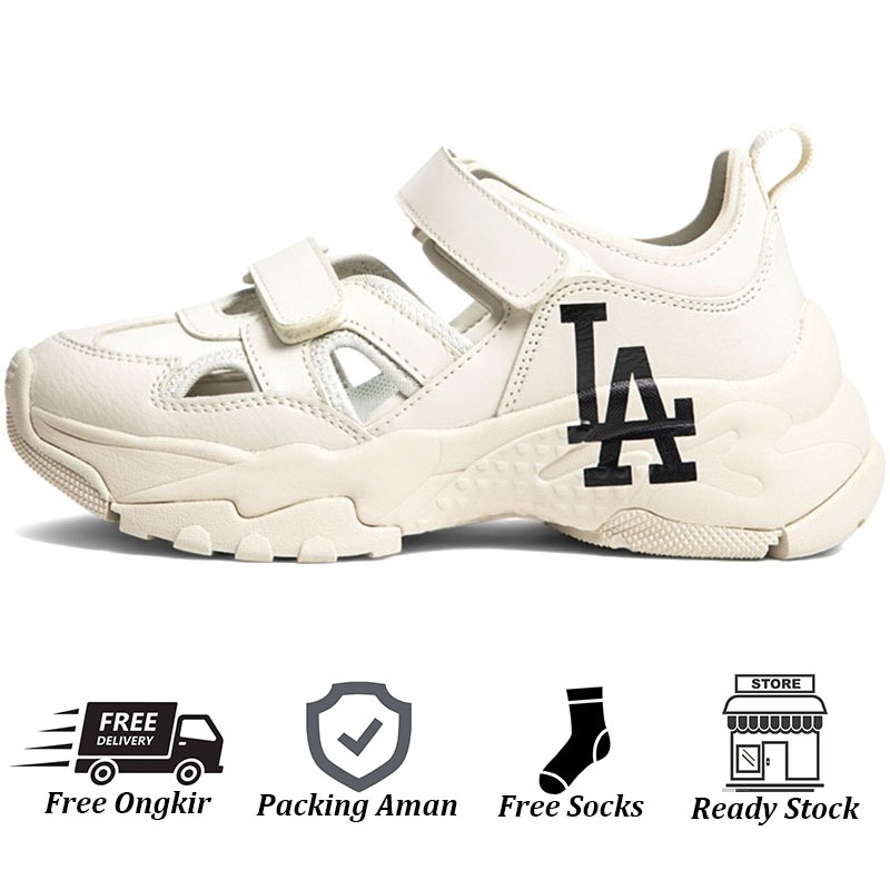 【READY STOCK】Sepatu Wanita MLB Big Ball Chunky Mask New York Yankees Sandals COD