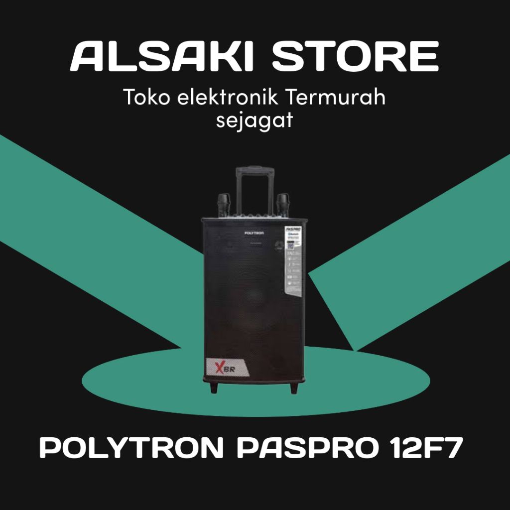 POLYTRON PASPRO 12F7/PAS12F7/PASPRO12F7 SPEAKER BLUETOOTH KARAOKE