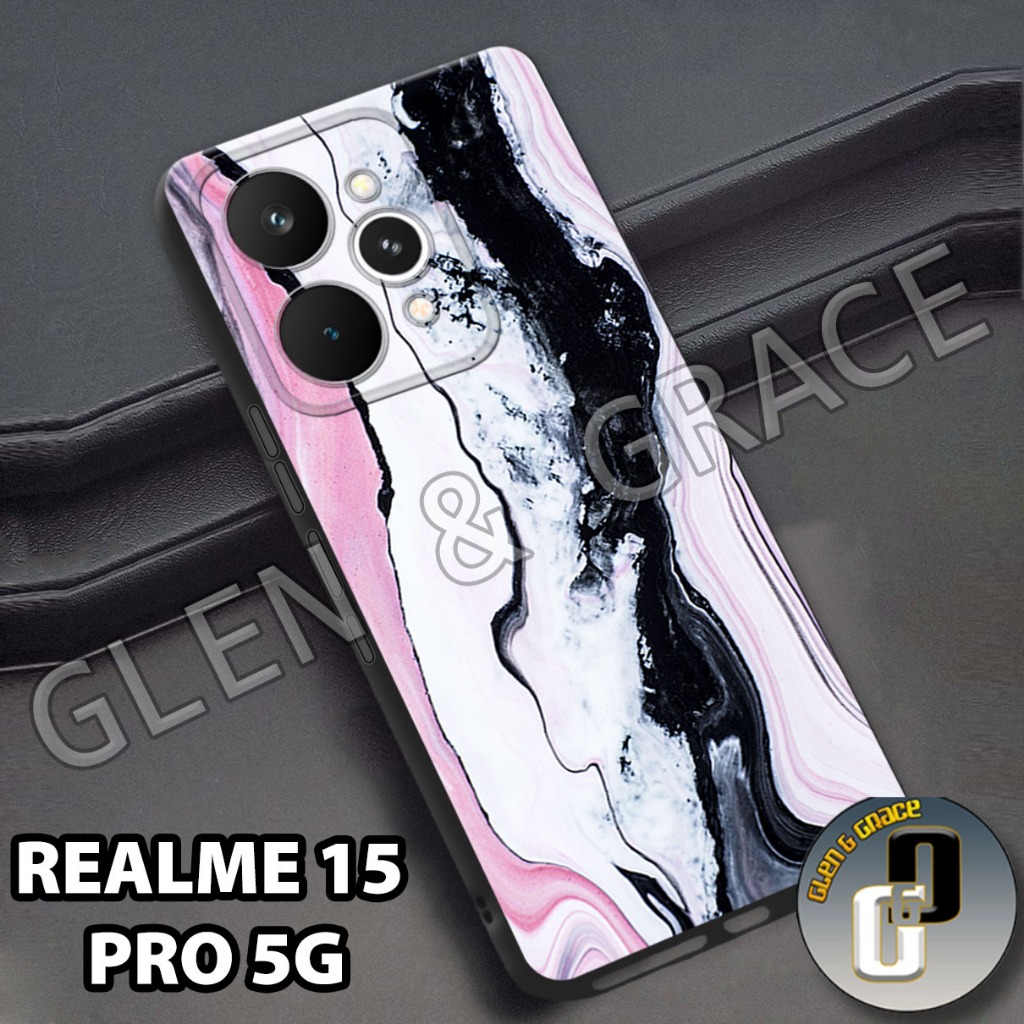 G32 - Softcase realme 15 pro 5g terbaru 2025 - case karet realme15 pro - motif pastel - Softcase all