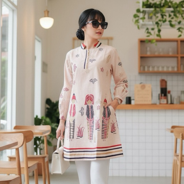 Shanaya Batik Citrawati DRESS Batik ELEGAN MODEL TERBARU BAJU KONDANGAN WANITA ELEGAN MODIS