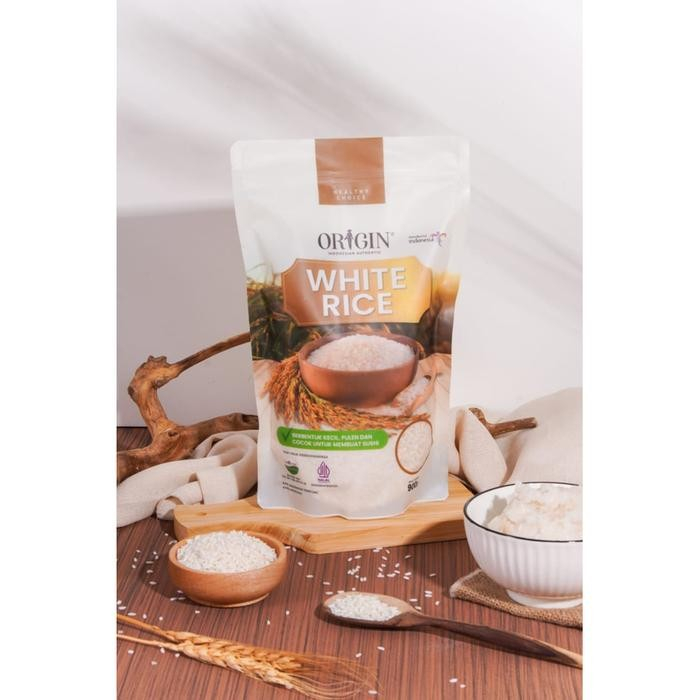 Origin Organic White Rice / Beras Organik Bebas Arsenik dan Timbal
