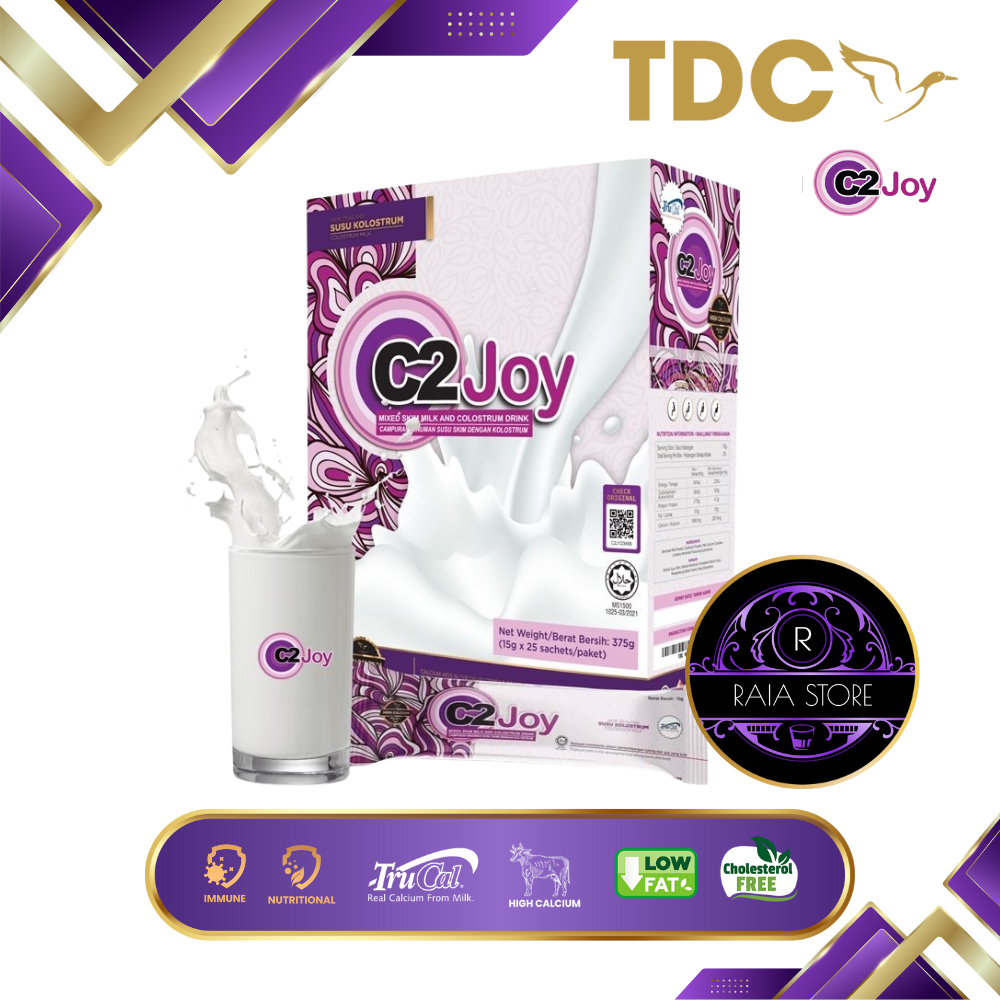 C2JOY TDC Susu Kolostrum TruCal (20 sachet @15gr)
