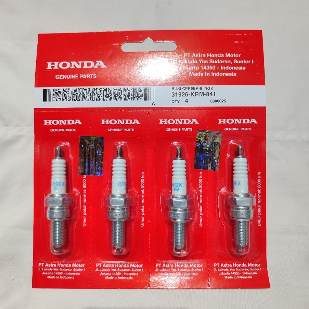 Busi Denso CPR9EA-9 NGK | U20EPR9 | U22FSU | U27EPR9 | X24EPU9 Merek AHM