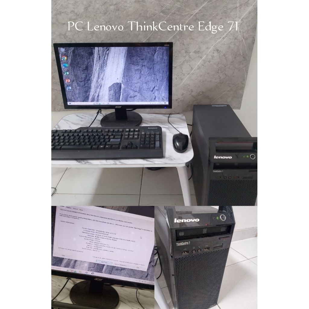 ‎PC Desktop Lenovo ThinkCentre Edge Lengkap