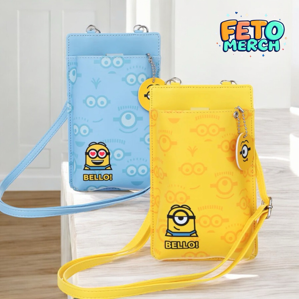 MINISO MINIONS CROSSBODY BAG TAS SELEMPANG SLING BAG MINION
