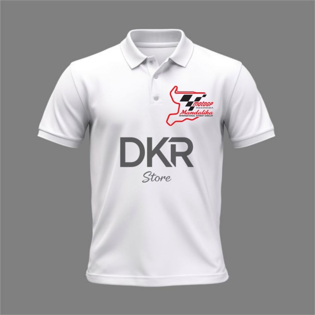 BAJU MANDALIKA MOTOGP POLO TSHIRT MANDALIKA MOTOGP KAOS BERKERAH MOTOGP MANDALIKA