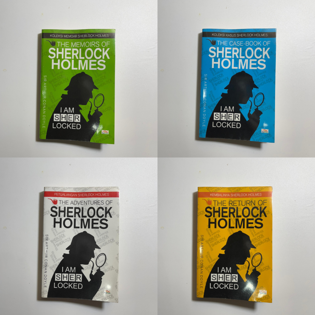 Jual Buku Sherlock Holmes Set The Memoirs of Sherlock Holmes, The Adventure of Sherlock Homes, His L