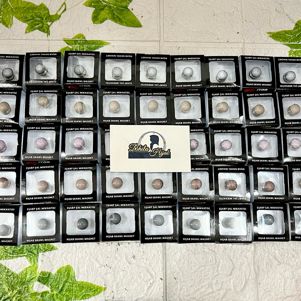 Magnet Hijab Turki Ori 12mm Bros Magnet Kuat