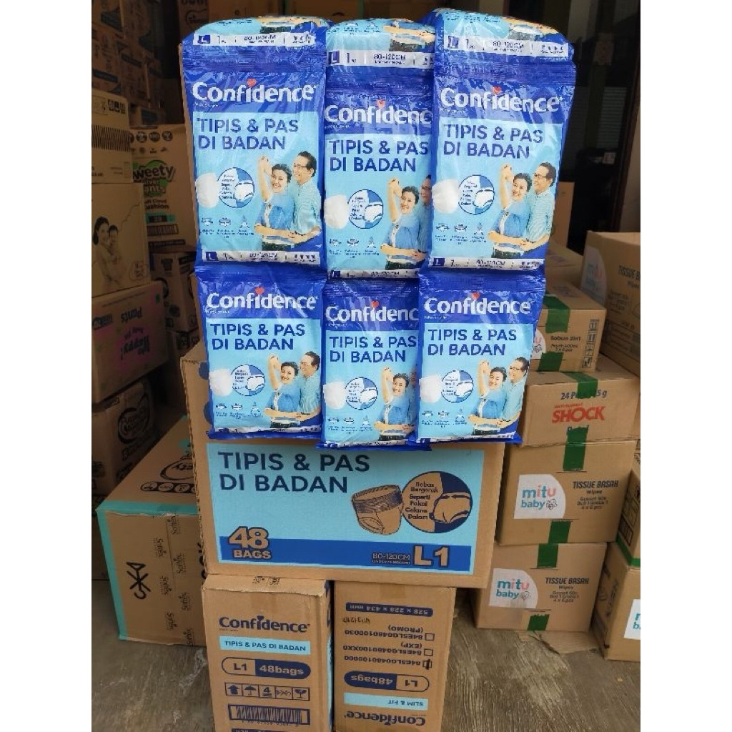 Confidence Popok Dewasa Adult Premium Pants M L XL - Confidence Popok Celana Dewasa Satuan - Popok C