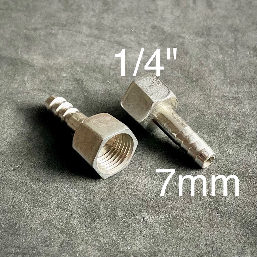 Nepel sambungan selang kuningan drat dalam / nepel sambungan kompressor / sambungan selang compresso