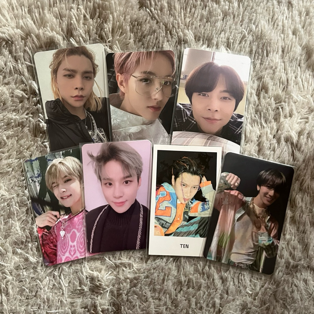 nct dream nct127 jungwoo renjun empathy sticker johnny pc photocard  wayv ten kick back ar polaroid 