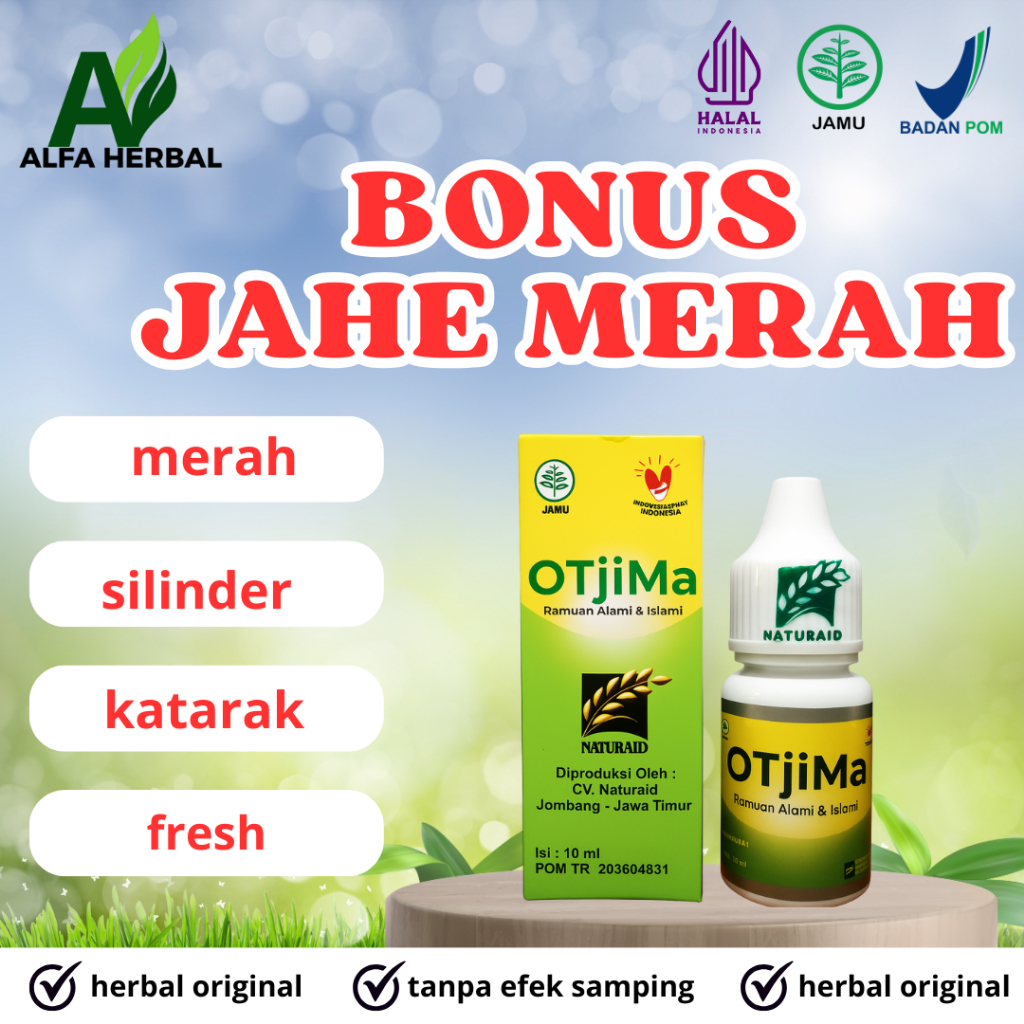 OTJIMA OTEM TETES MATA HERBAL  10ML  OBAT TETES MATA OTEM