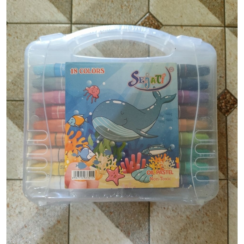 

Oil Pastel Crayon 18 Warna