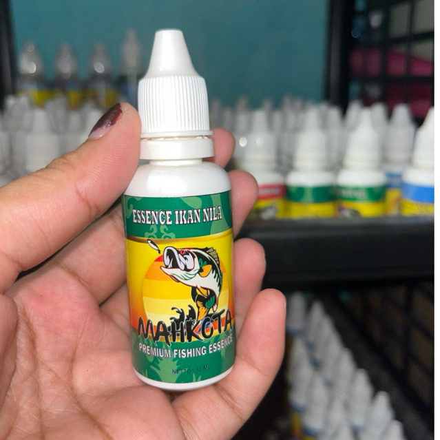 Essen Mahkota Ikan Nila Kolam Liaran Media umpan lumut/pelet/cacing