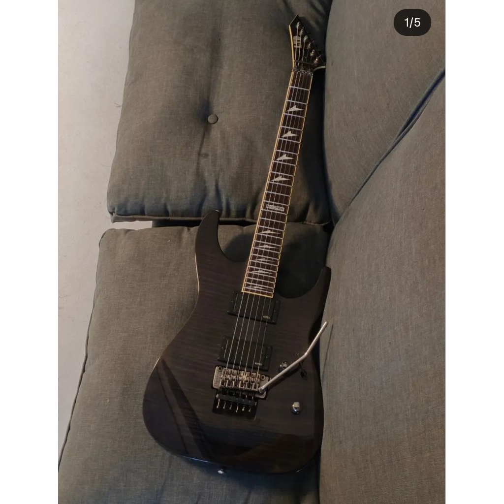 Esp ltd  M300FM with EMG active pickups usa elektrik gitar original