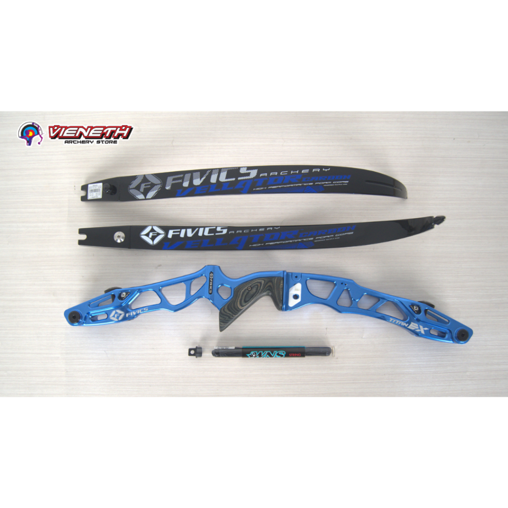 Paket Busur FIVICS VELLATOR TITAN EX Carbon Foam Bare Bow Bowset Outdoor Busur Panah Profesional