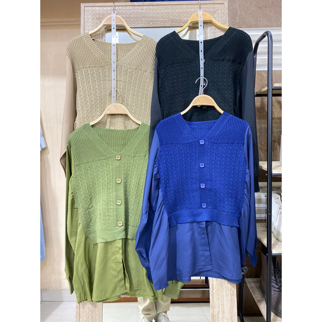 BLOUSE RAJUT MIX KATUN IMPORT