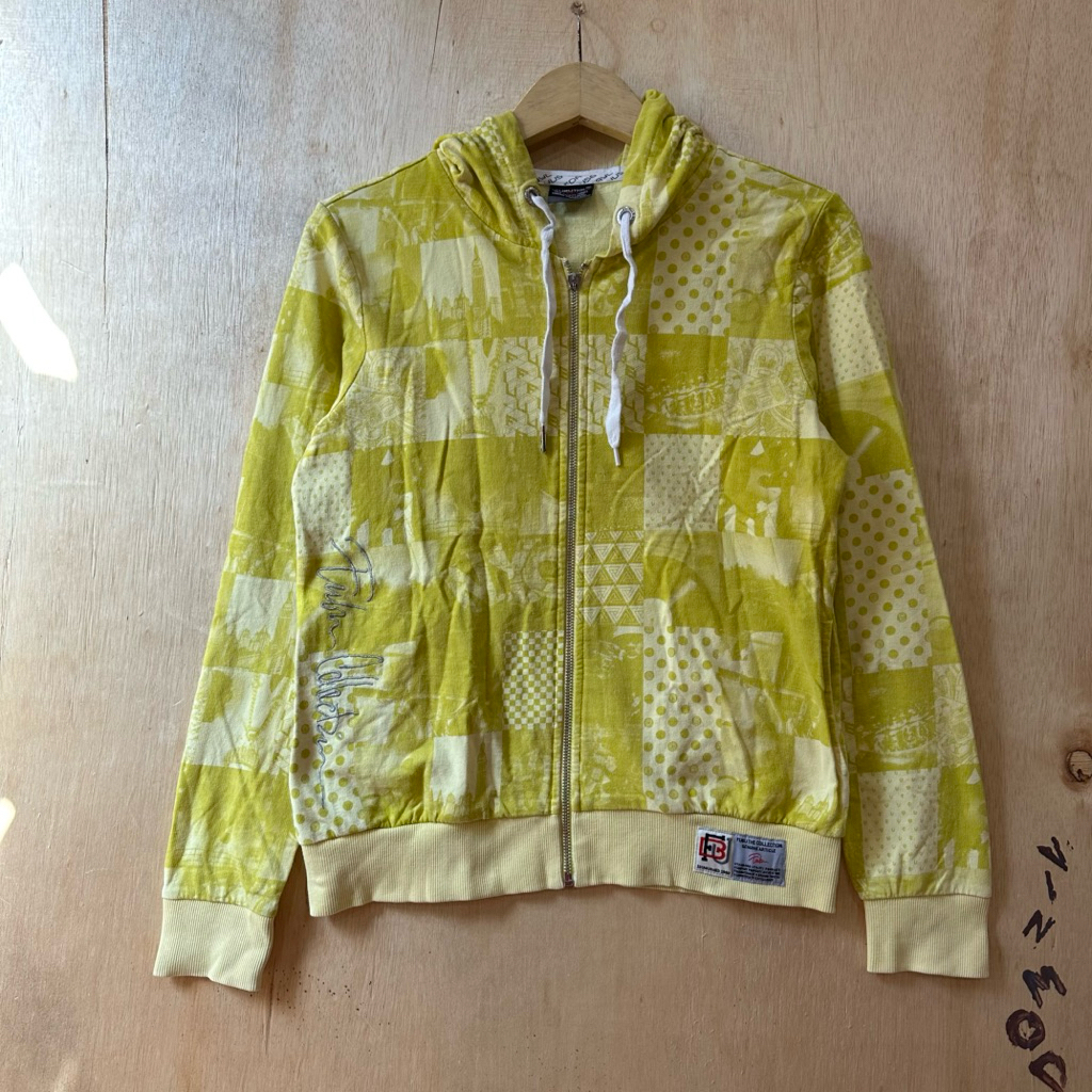 Hoodie zipper fubu hiphop fullprint