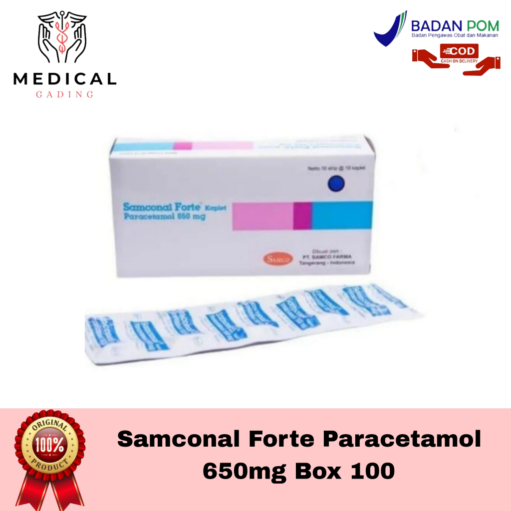 SAMCONAL FORTE Paracetamol 650mg BOX