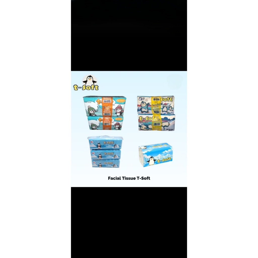 Tissue T-Soft 2 Ply 180gr, 200gr premium, 250gr, Premium Tissue Sheets