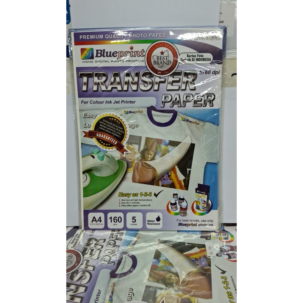 Transfer Paper Blueprint White A4