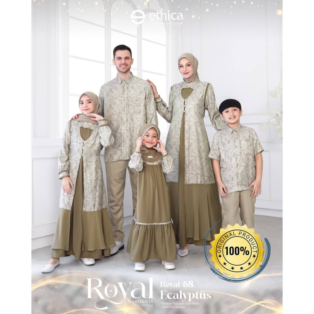Sarimbit Ethica Royal 68 Ecalyptus, Kahfi 354, Kagumi 339, Kahfi Kids 254, Kagumi Kids 182
