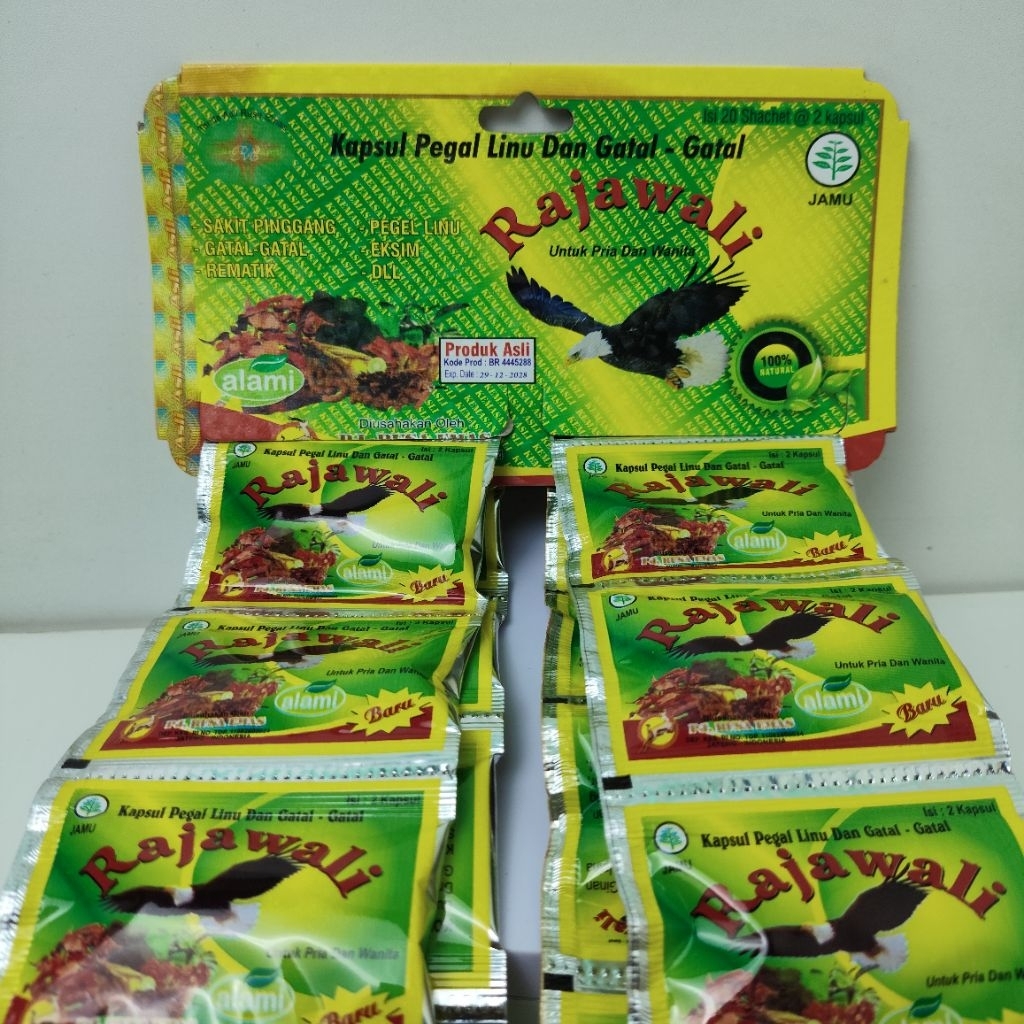 RAJAWALI Kapsul Rajawali kapsul asam urat rematik