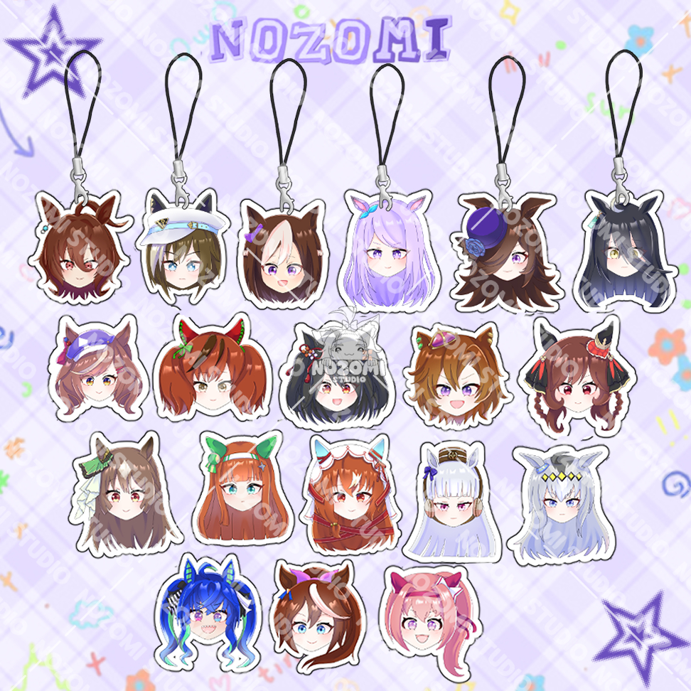 Phone Strap Gantungan hp Anime Akrilik ANIME UMA MUSUME