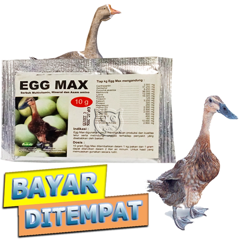 Egg Max Vitamin Perbanyak Produksi Telur Bebek Angsa Soang Entok