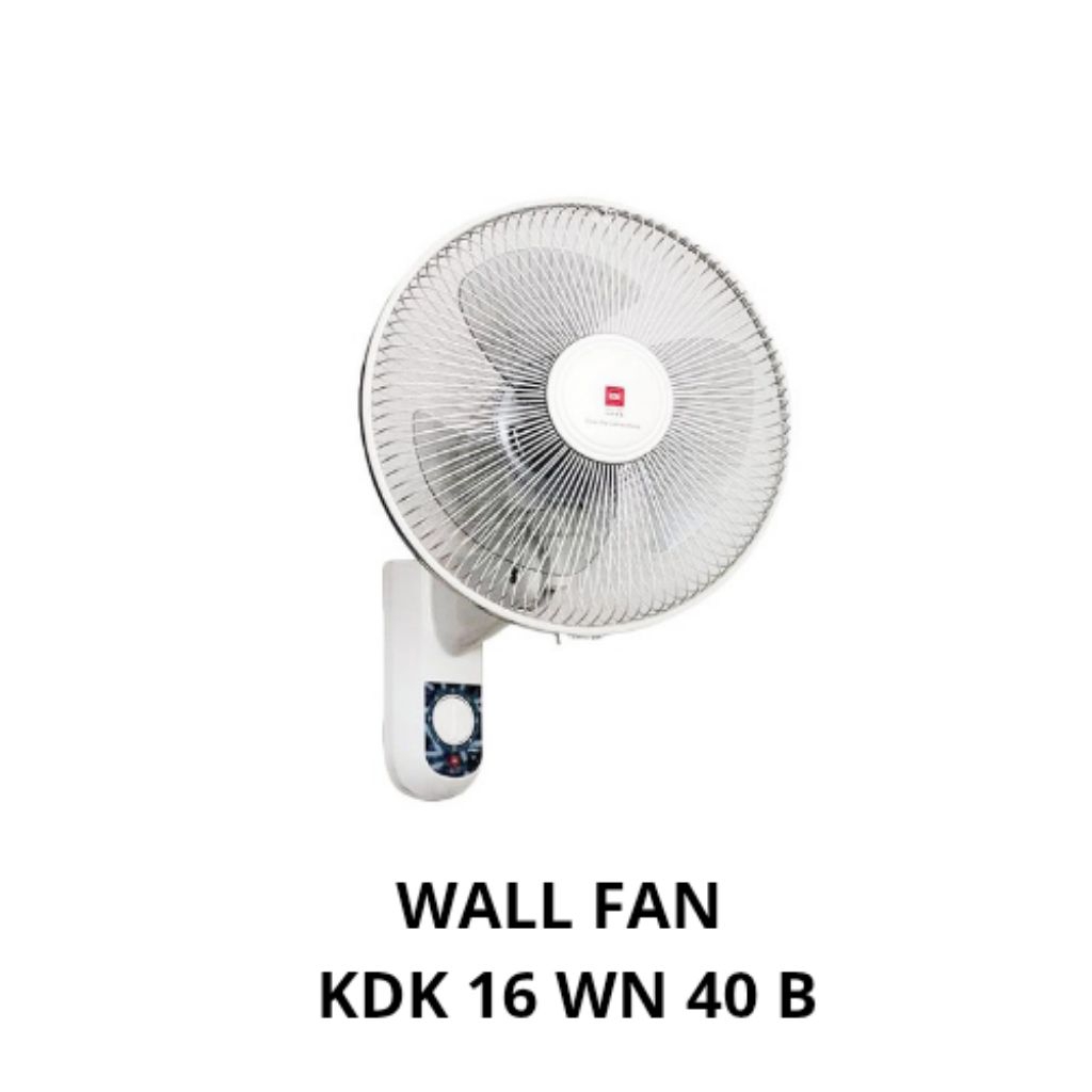 KDK WALL FAN 16 INCH WN-40B/ KIPAS ANGIN DINDING KDK 16 INCH/ KIPAS ANGIN TEMBOK KDK 16"