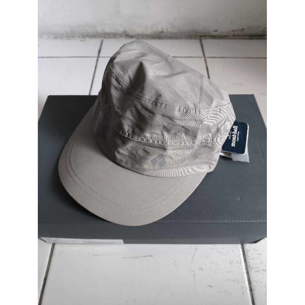 montbell outdoor caps kondisi baru dead stock waterproof