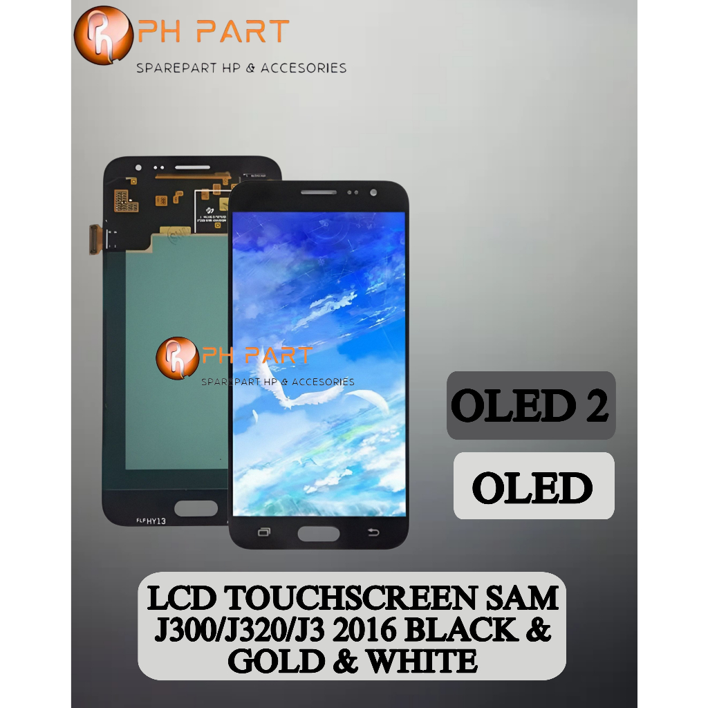 PULAUHP_VIN Lcd  & Touchscreen SAM  J300/J3 2015/J320/J3 2016
