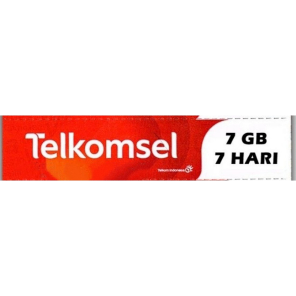 Voucher Telkomsel 7gb 7hari