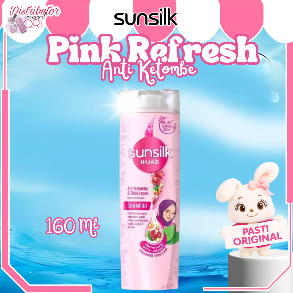 Sunsilk Shampo Refresh&Volume 160ml | Distributor Cream Ori