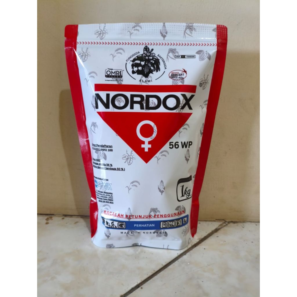 fungisida nordox 56wp kemasan 1kg