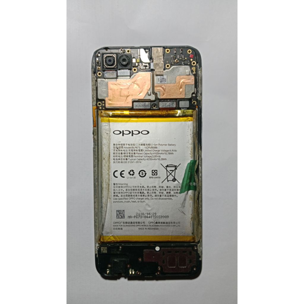 oppo a3s rusak ic power, jual unit