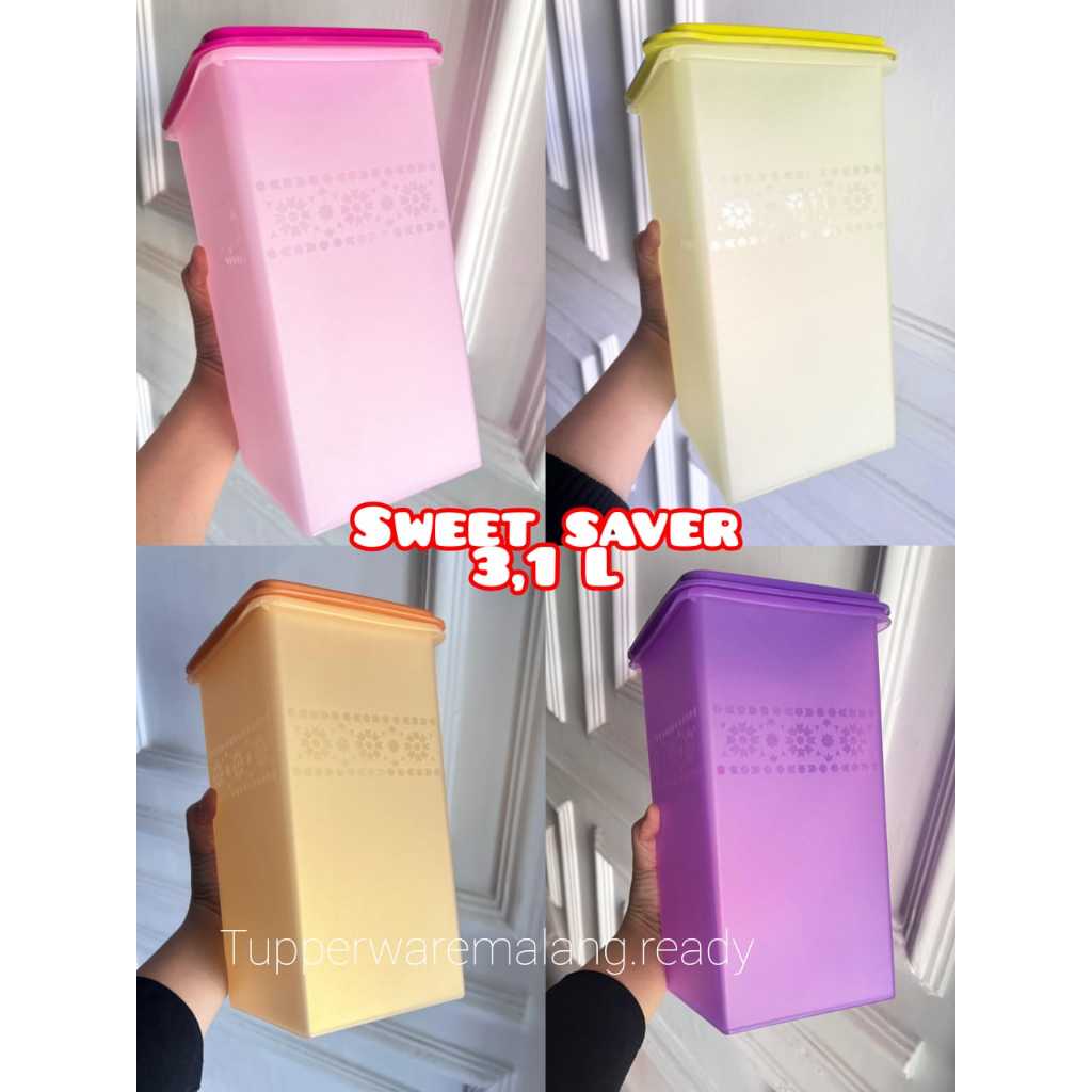 [PROMO] TOPLES TUPPERWARE/ WADAH/ KOTAK SWEET SAVER 3,1L  MURAH