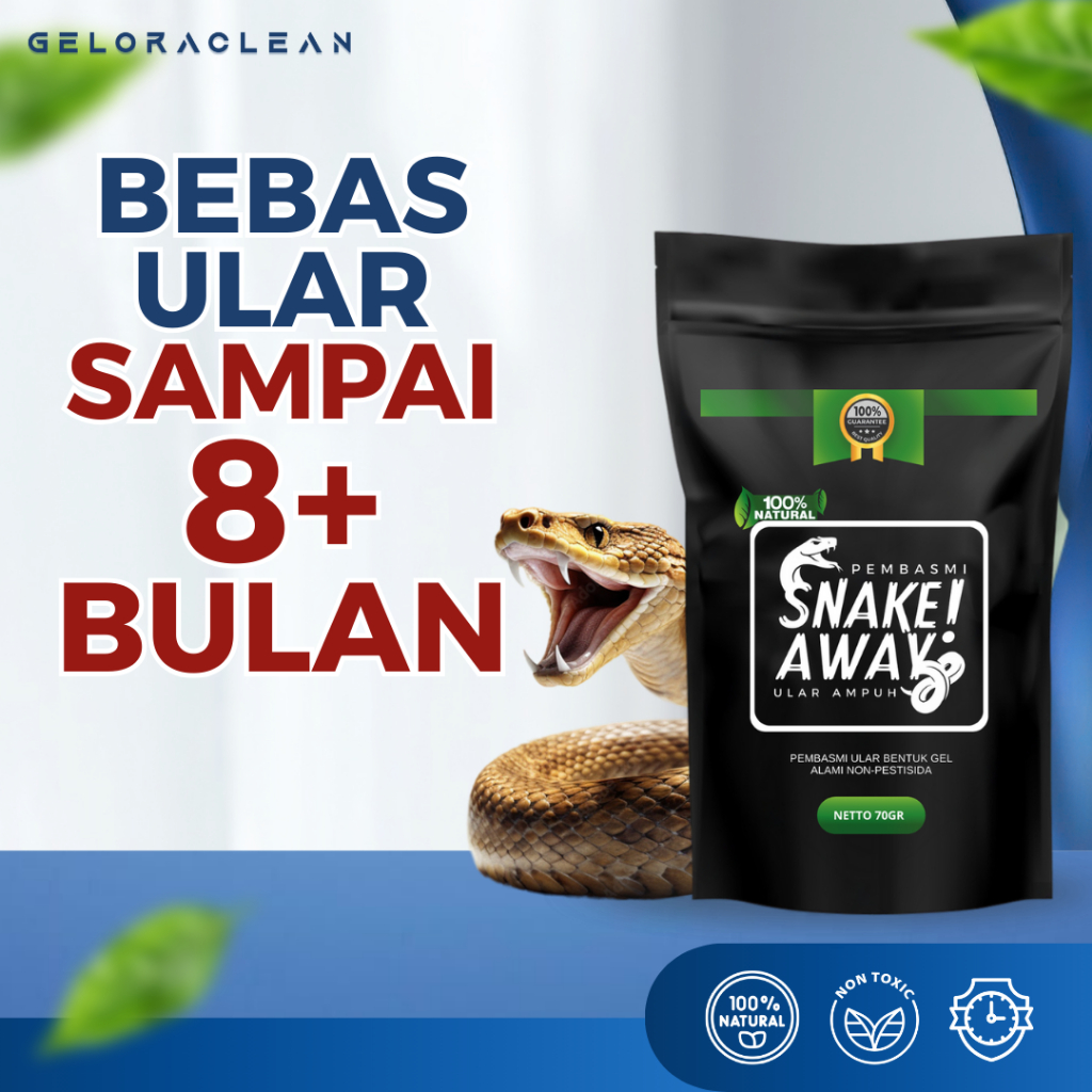 SNAKE AWAY Racun Pembasmi Ular Pengusir Ular Racun umpan berbentuk makanan basmi ular sampai tuntas