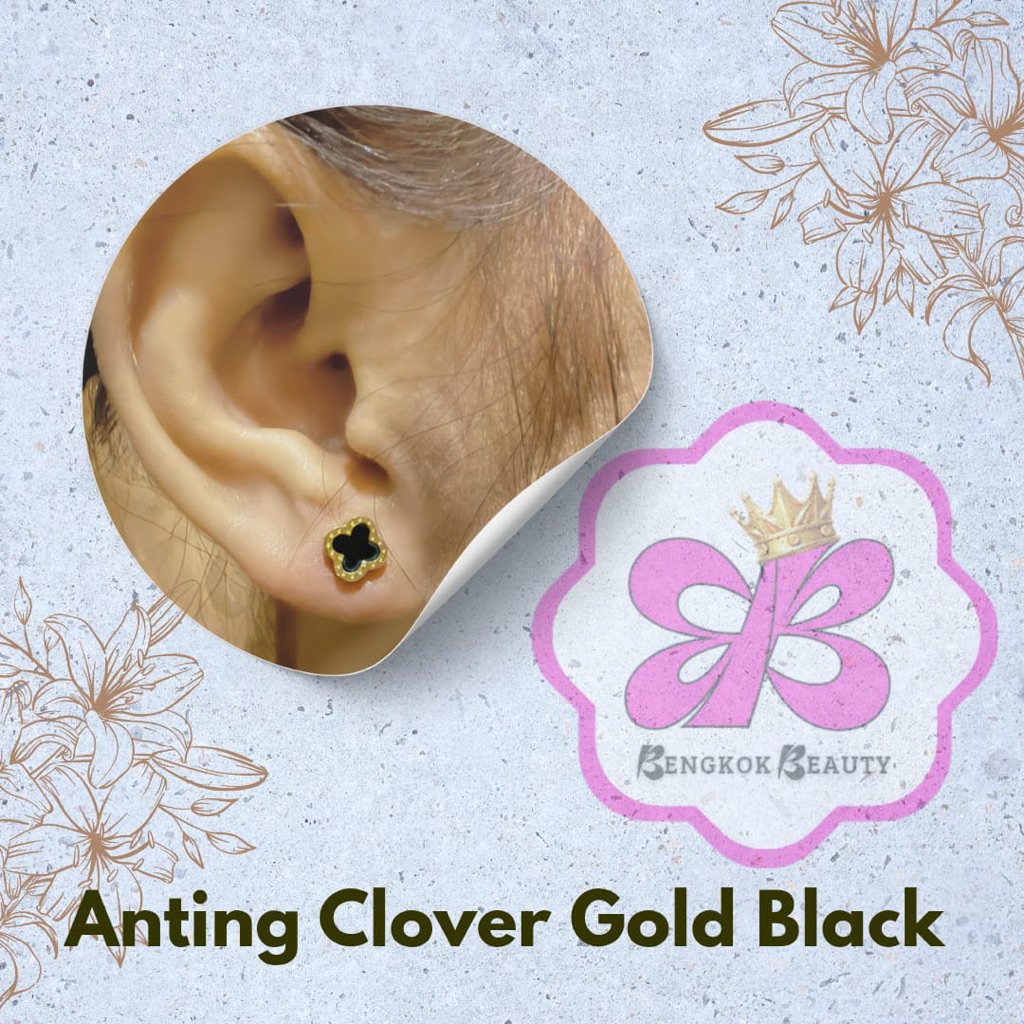 ANTING CLOVER GOLD BLACK