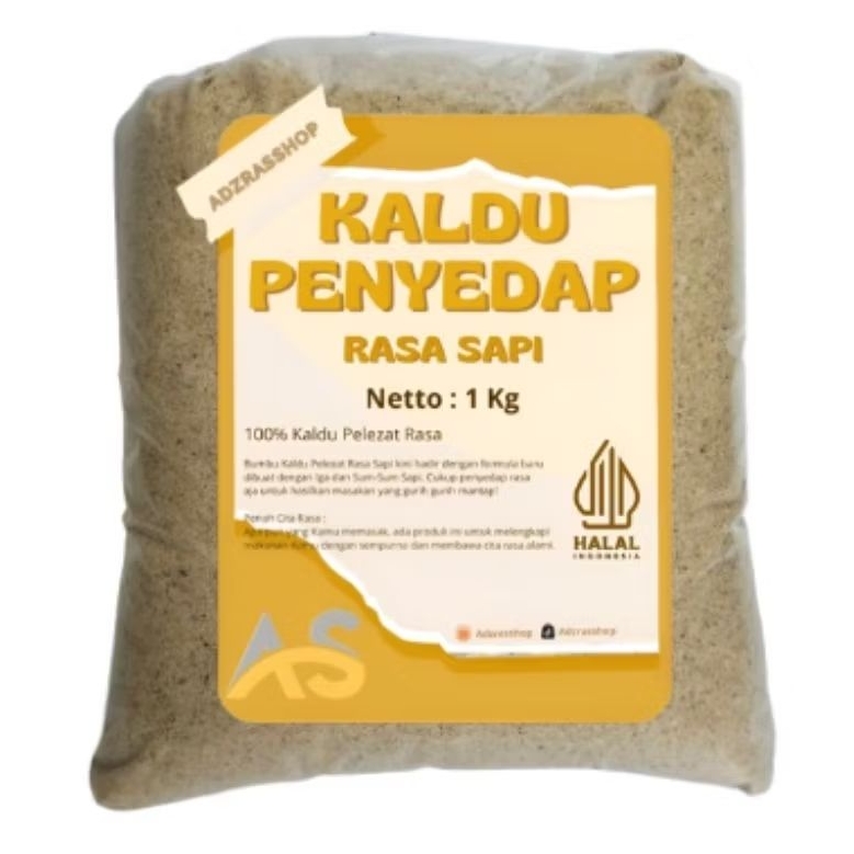 

KALDU PENYEDAP RASA Sapi Ukuran 1 kg Repack